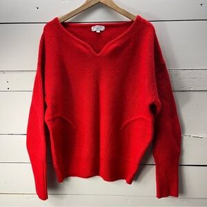 ESTEBAN CORTAZAR Women's Red Sweater Size Small